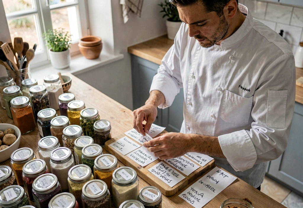 Οργάνωση υλικών στην κουζίνα